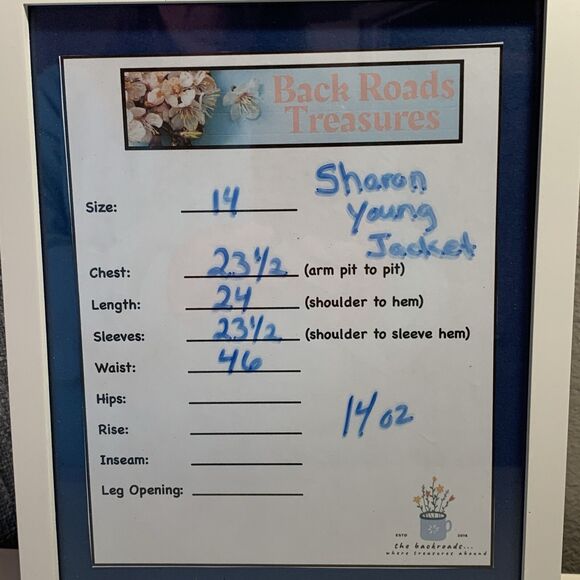 Women's Pheasants Jacket SZ 14 Quilted Wool Blend Vtg Sharon Young Quail Blazer - Picture 14 of 14